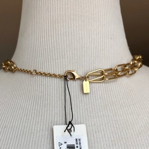 Coach Gold Chain Necklace New with tags | 17.5"L x 0"W x 0"H - Picture 6 of 8